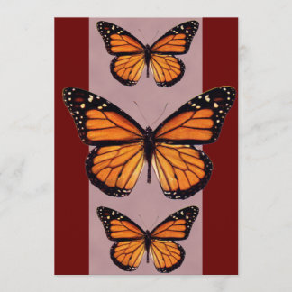 Monarch Butterfly Invitations