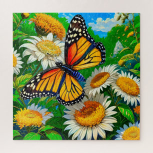 Monarch Butterfly Jigsaw Puzzle
