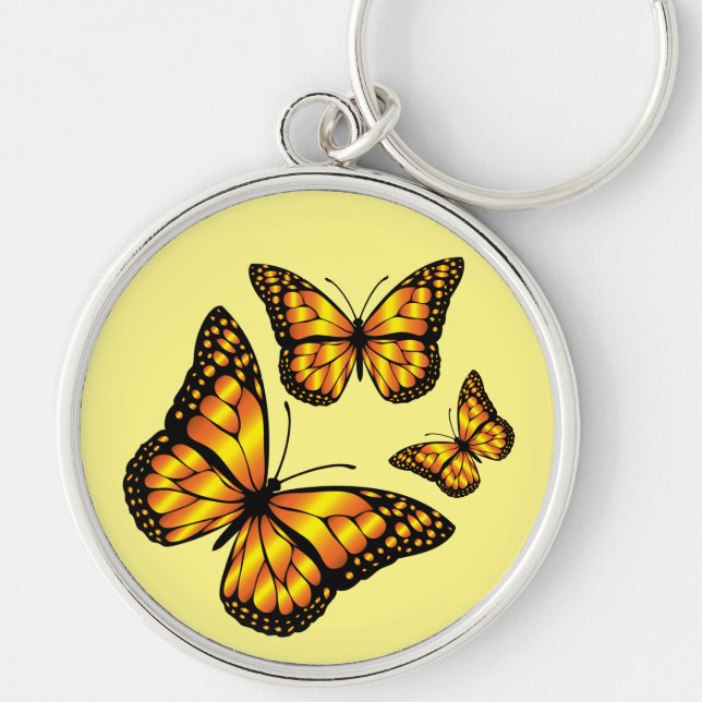 MONARCH BUTTERFLY KEY RING (Front)