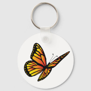 Monarch butterfly key ring