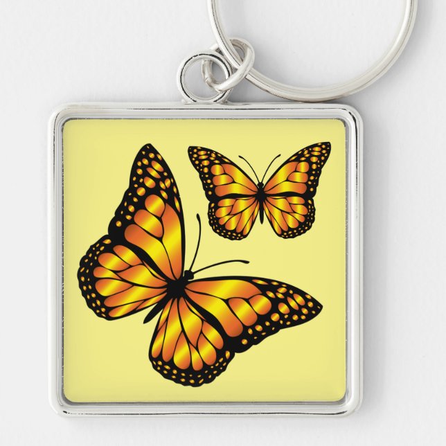 MONARCH BUTTERFLY KEY RING (Front)