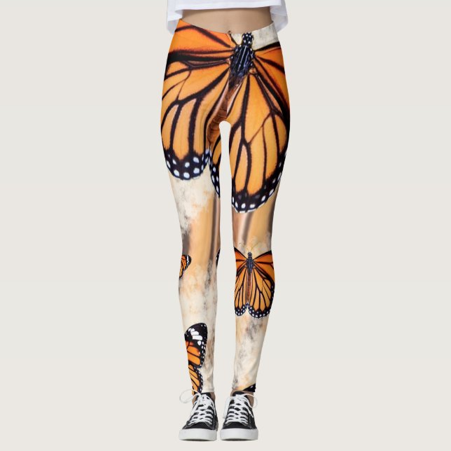 Monarch Butterfly Leggings (Front)