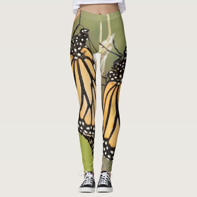 Monarch Butterfly Leggings (Front)