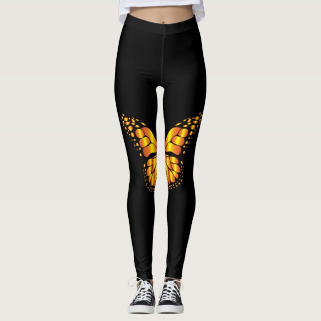 MONARCH BUTTERFLY LEGGINGS (Front)