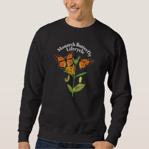 Monarch Butterfly Lifecycle Of The Monarch Butterf Sweatshirt