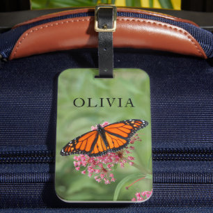 Monarch Butterfly Luggage Tag