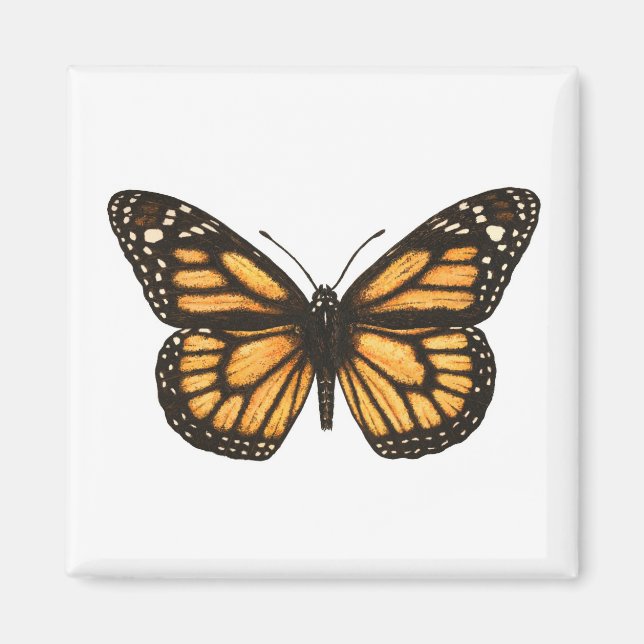 Monarch butterfly magnet (Front)