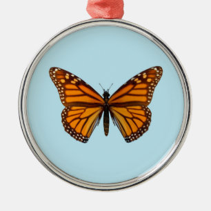 Monarch Butterfly Metal Tree Decoration