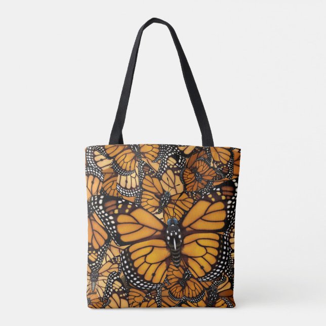 Monarch Butterfly Migration Tote Bag (Back)