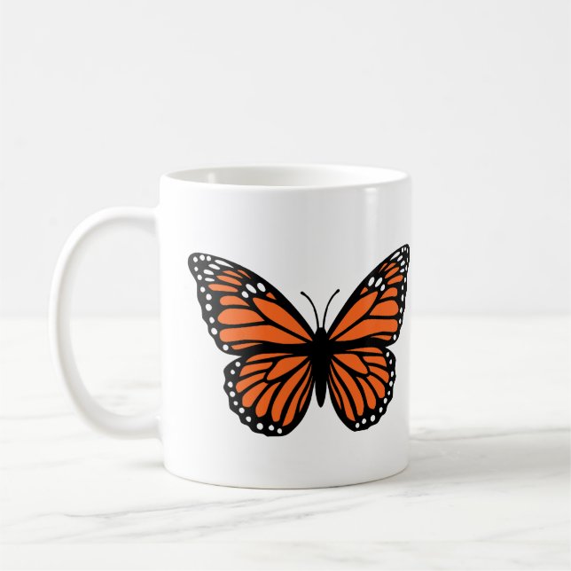 Monarch Butterfly Mug (Left)