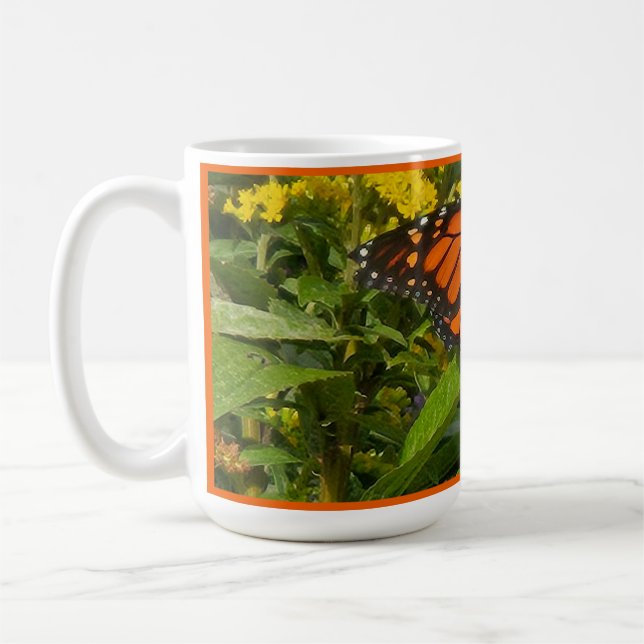 Monarch Butterfly Mug (Left)