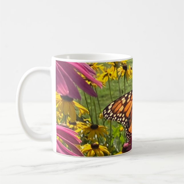 Monarch butterfly mug ©️dheller2026 (Left)