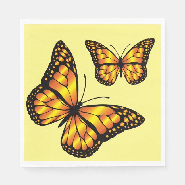 MONARCH BUTTERFLY NAPKIN (Front)