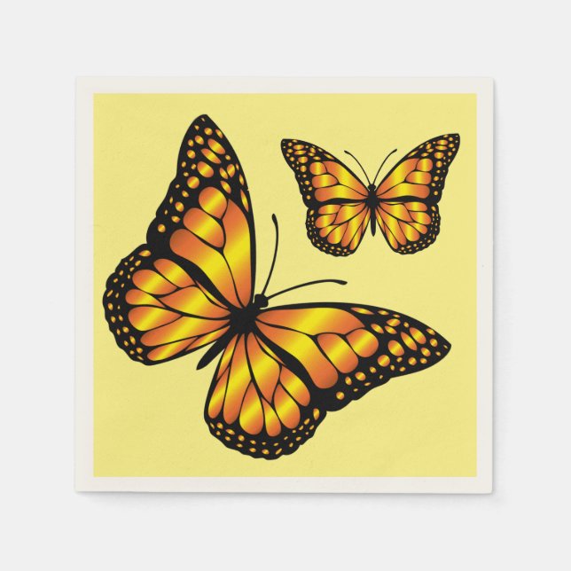 MONARCH BUTTERFLY NAPKIN (Front)