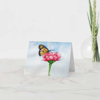 Monarch Butterfly Note Card