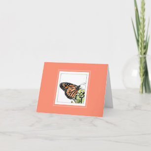 Monarch Butterfly Note Card