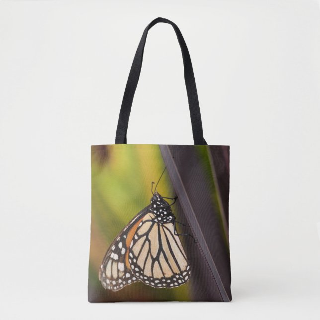 Monarch Butterfly on Agave Tote Bag (Front)