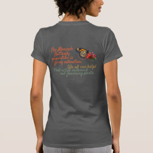 Monarch butterfly on flowers T-Shirt