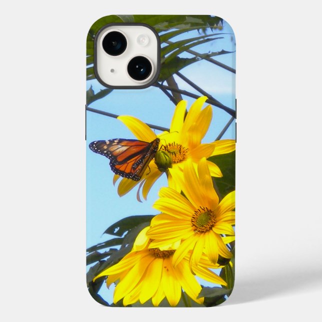 Monarch Butterfly On Sunflowers  Case-Mate iPhone Case (Back)