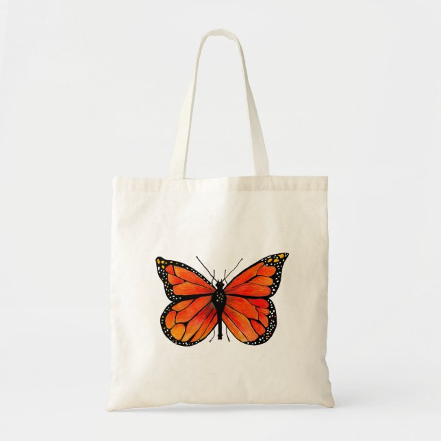 Monarch Butterfly on Tote Bag (Front)