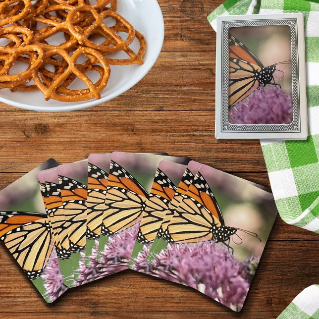 Monarch Butterfly on Wildflower Playing Cards (Creator Uploaded)