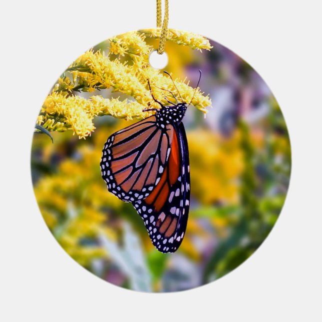 Monarch Butterfly Ornament (Front)