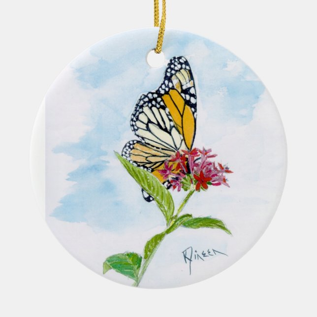 Monarch Butterfly ornament (Front)