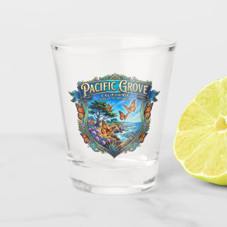 Monarch Butterfly Pacific Grove California Travel Shot Glass
