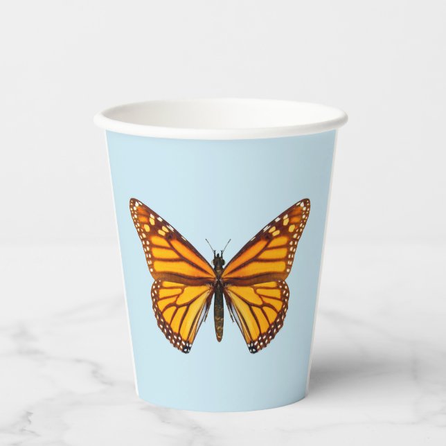Monarch Butterfly Paper Cups (Front)
