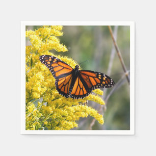 Monarch Butterfly Paper Napkin