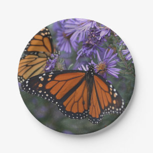 Monarch Butterfly Paper Plate