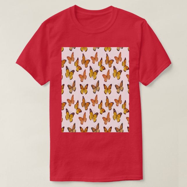 Monarch Butterfly PATTERN 3 T-Shirt (Design Front)
