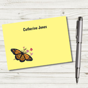 Monarch Butterfly Personalised Kids Post-It Notes
