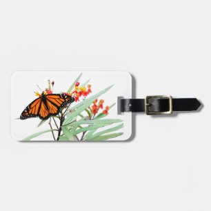 Monarch Butterfly, Personalised  Luggage Tag