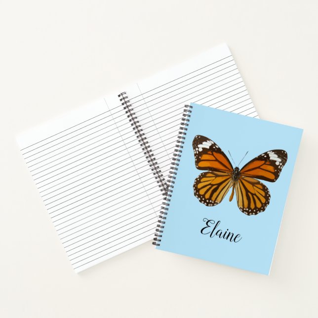 Monarch Butterfly Personalised Notebook (Inside)
