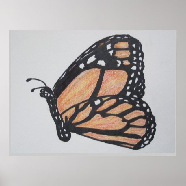 Monarch Butterfly Poster (Front)