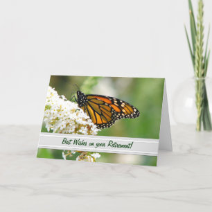 Monarch Butterfly Retirement Card by Elaine