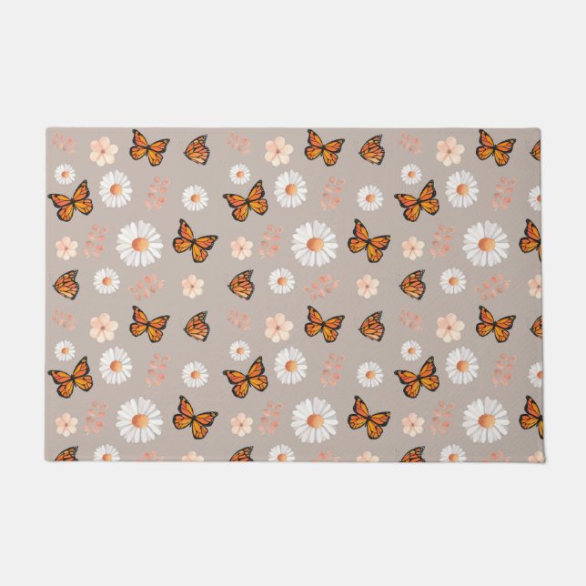 Monarch Butterfly Rug (Front)