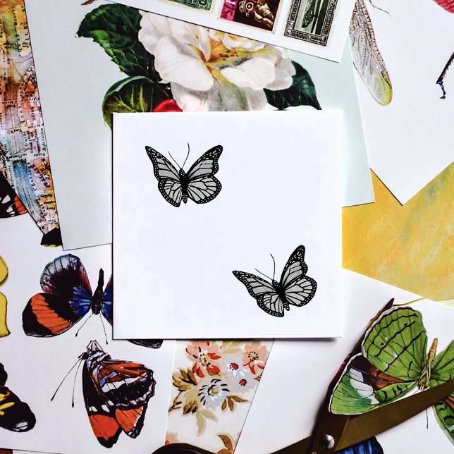Monarch Butterfly Self-inking Stamp (Creator Uploaded)