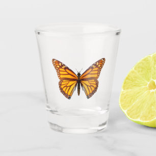 Monarch Butterfly Shot Glass