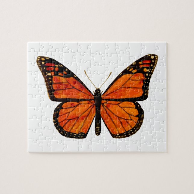 Monarch butterfly Small Jigsaw Puzzle (Horizontal)