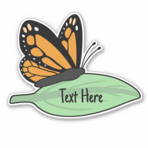 Monarch butterfly sticker