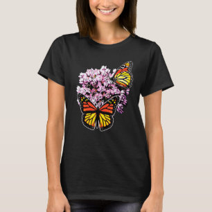 Monarch Butterfly T Plant Milkweed Butterflies T-Shirt