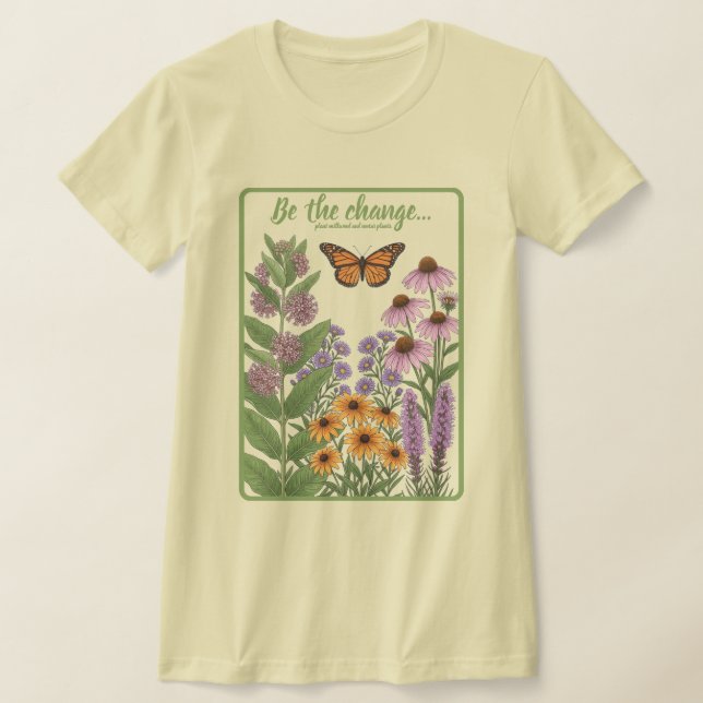 Monarch Butterfly T-Shirt (Laydown)