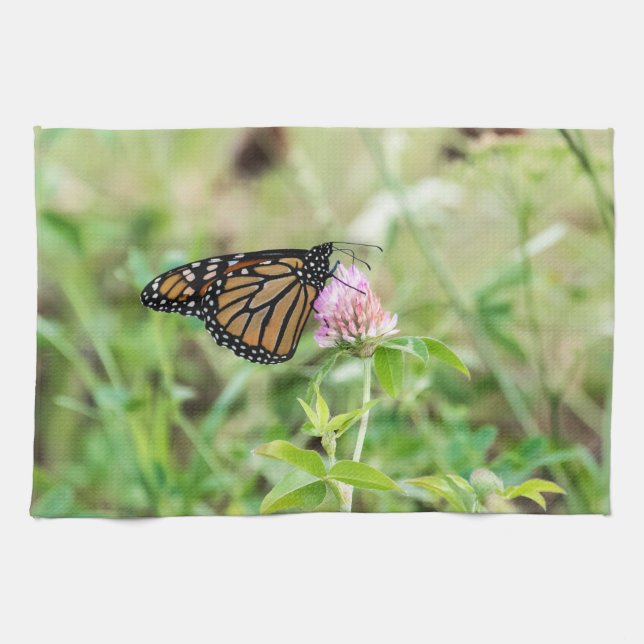 Monarch Butterfly Tea Towel (Horizontal)