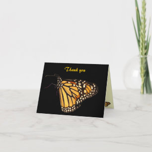 Monarch Butterfly Thank You Card