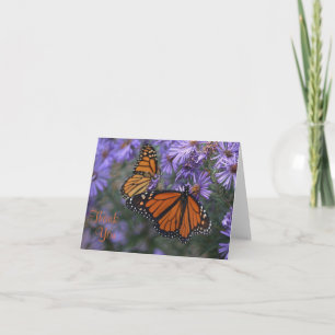 Monarch Butterfly Thank You Card