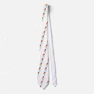 Monarch Butterfly & Tiger Lily Tie