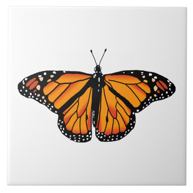 Monarch butterfly tile (Front)