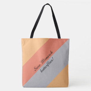 Monarch butterfly tote bag